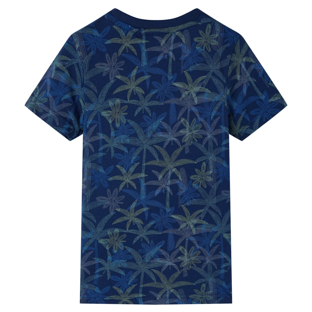 Kinder-T-Shirt Marineblau 92