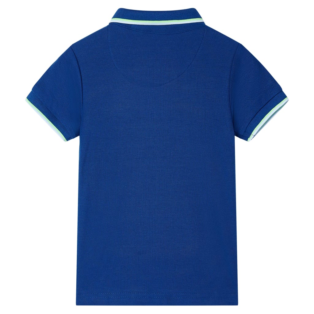 Kinder-Poloshirt Dunkelblau 92
