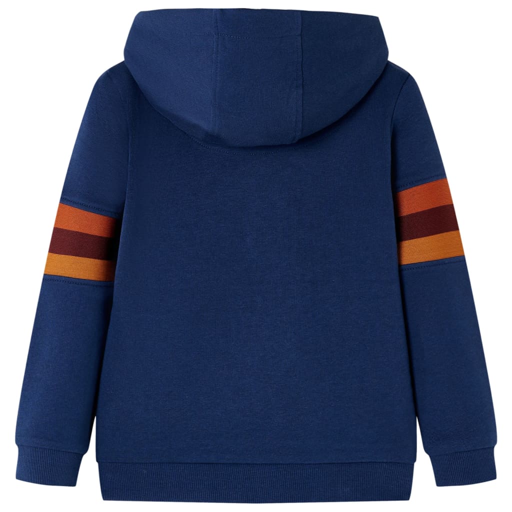 Kinder-Kapuzenpullover Marineblau 92