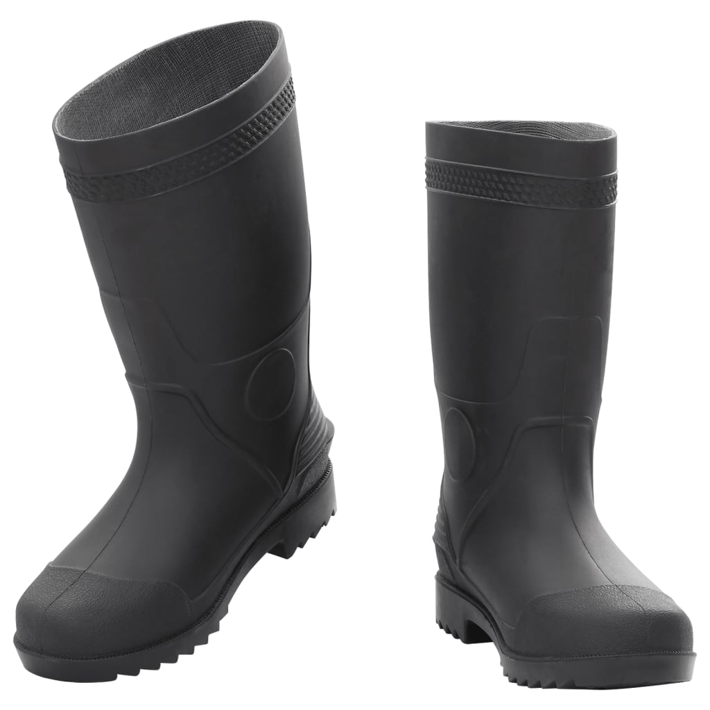 vidaXL Gummistiefel Schwarz Größe 38 PVC