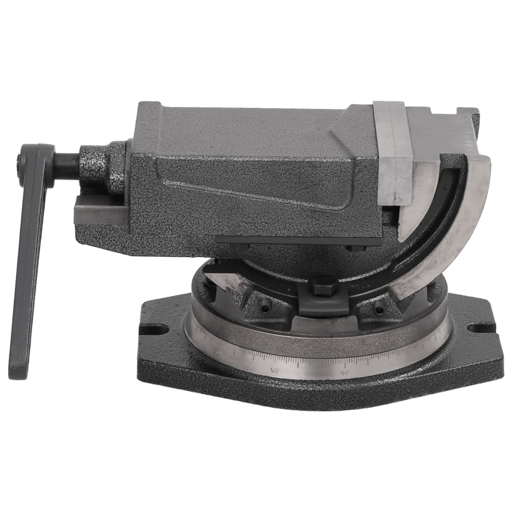 vidaXL 2-Achsen-Schraubstock Kippbar 100 mm