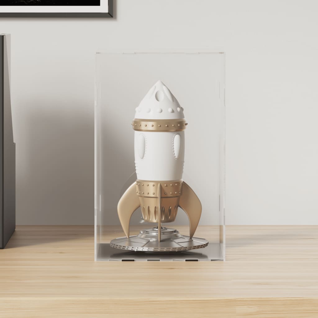 vidaXL Displaybox Transparent 14x14x22 cm Acryl