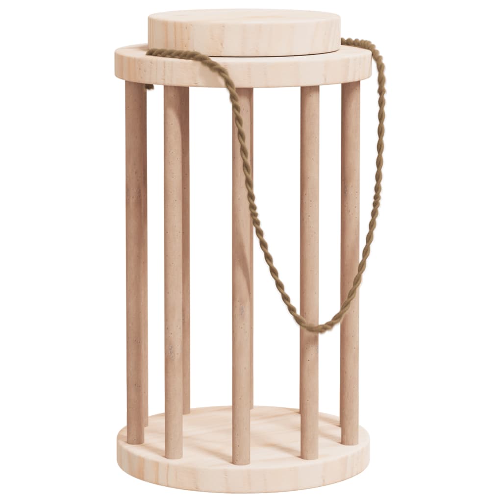 vidaXL Heuraufe für Kaninchen Ø15x25,5 cm Massivholz Tanne