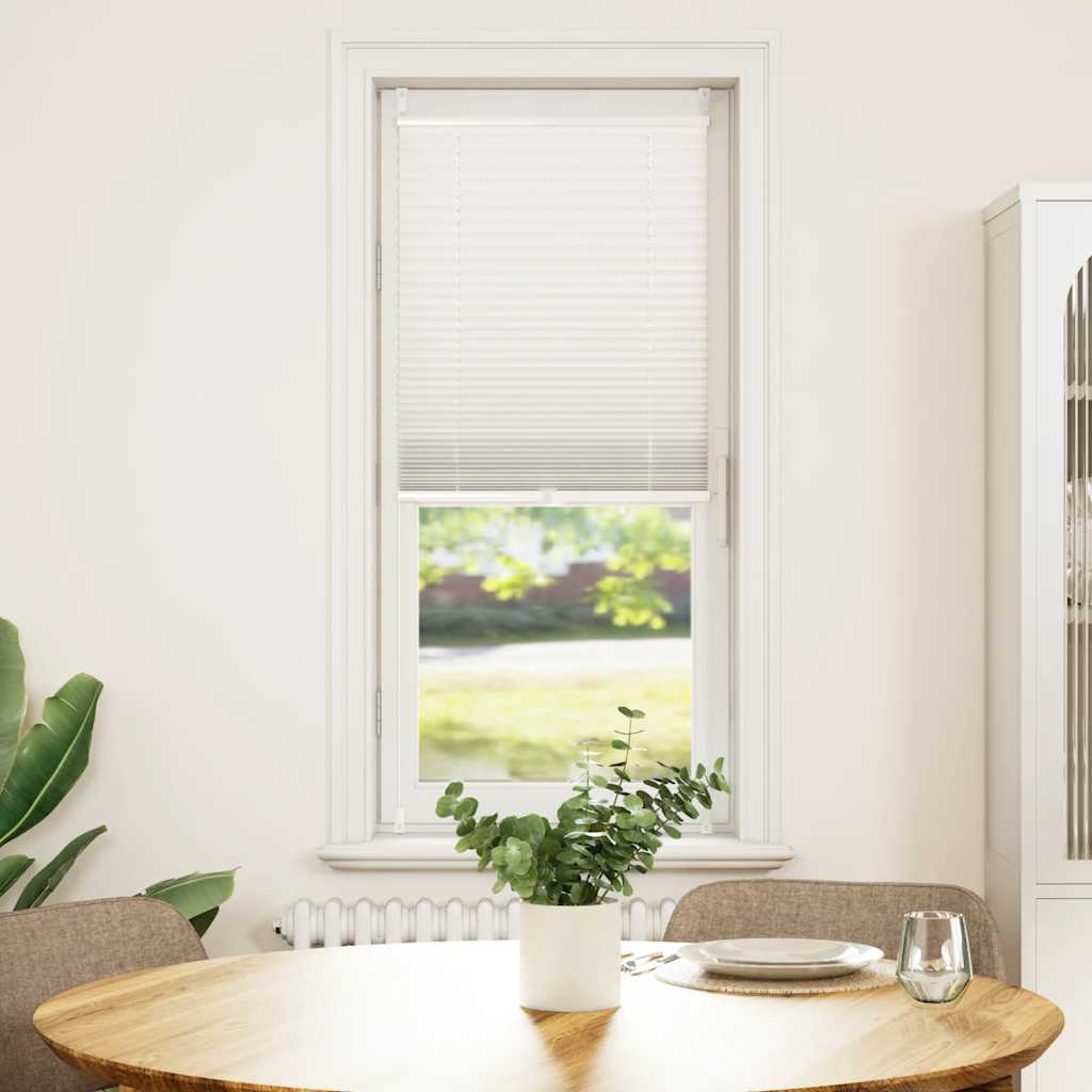 vidaXL Verdunklungsplissee 40×100 cm Weiß