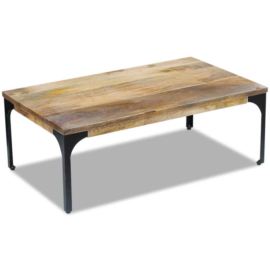 vidaXL Couchtisch Mangoholz 100x60x35 cm