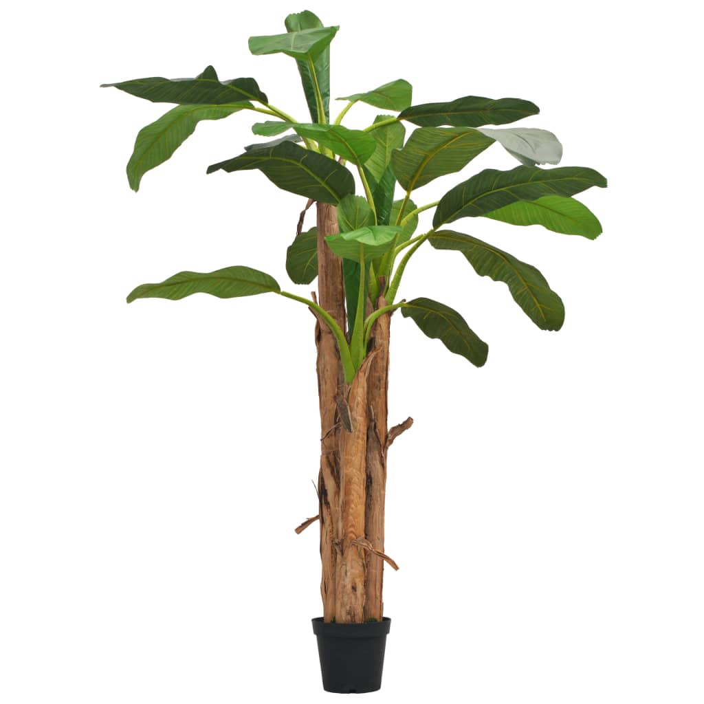 vidaXL Künstlicher Bananenbaum mit Topf 150 cm Grün