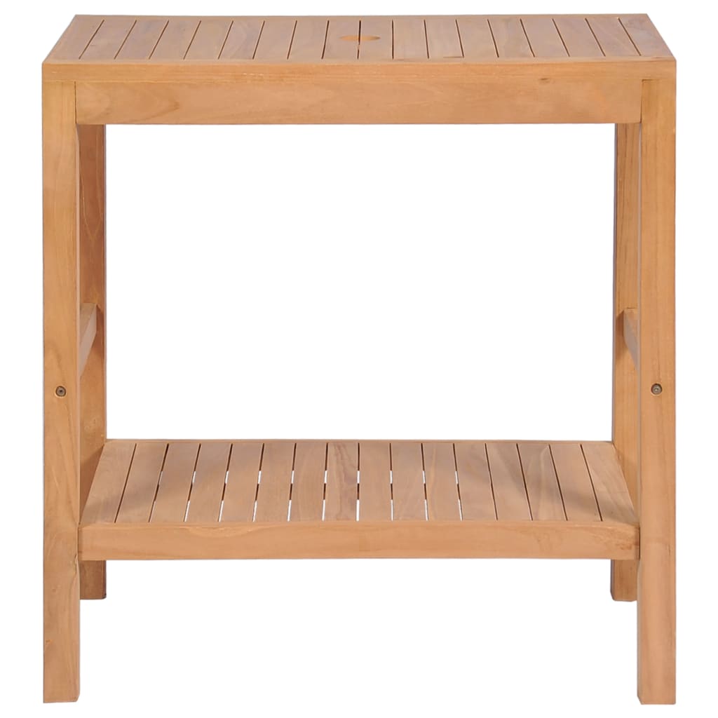 vidaXL Waschtischunterschrank Massivholz Teak 74x45x75 cm