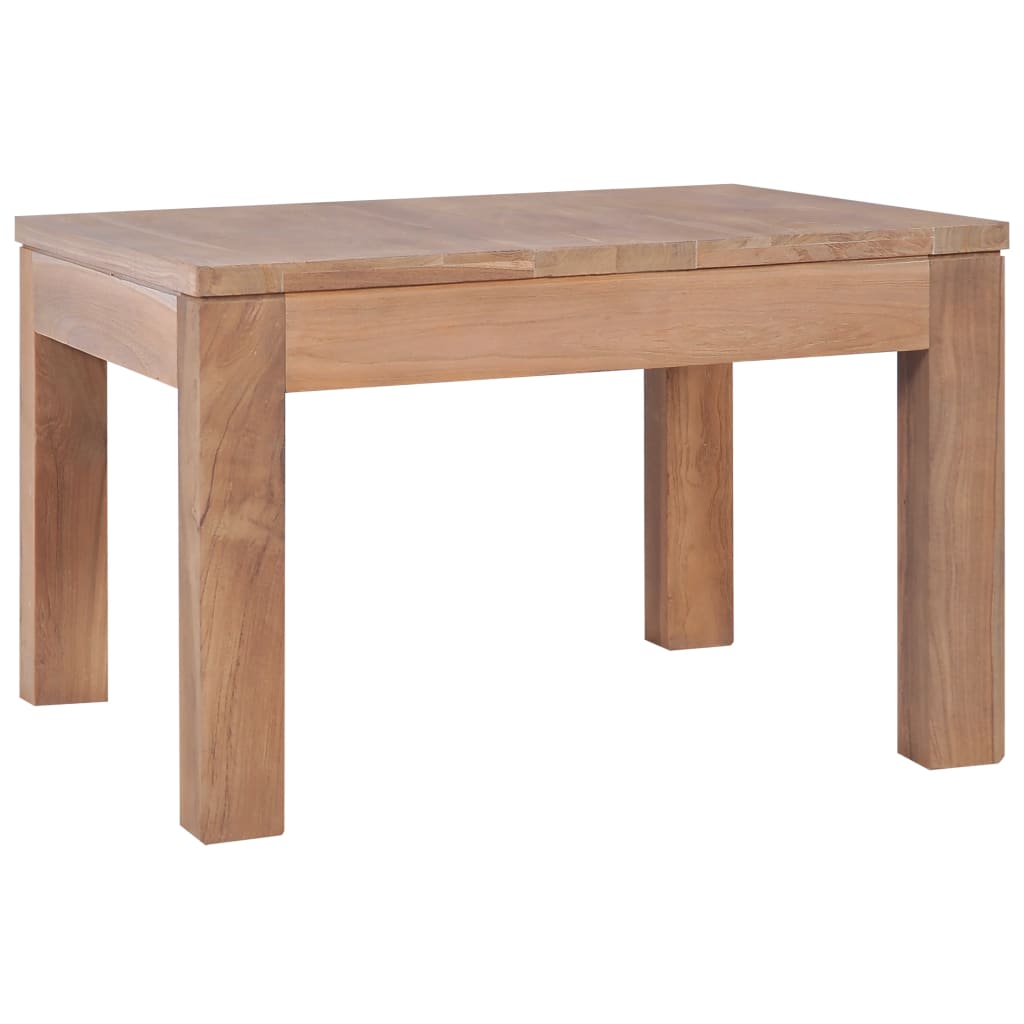 vidaXL Couchtisch Massivholz Teak Natur 60x60x40 cm