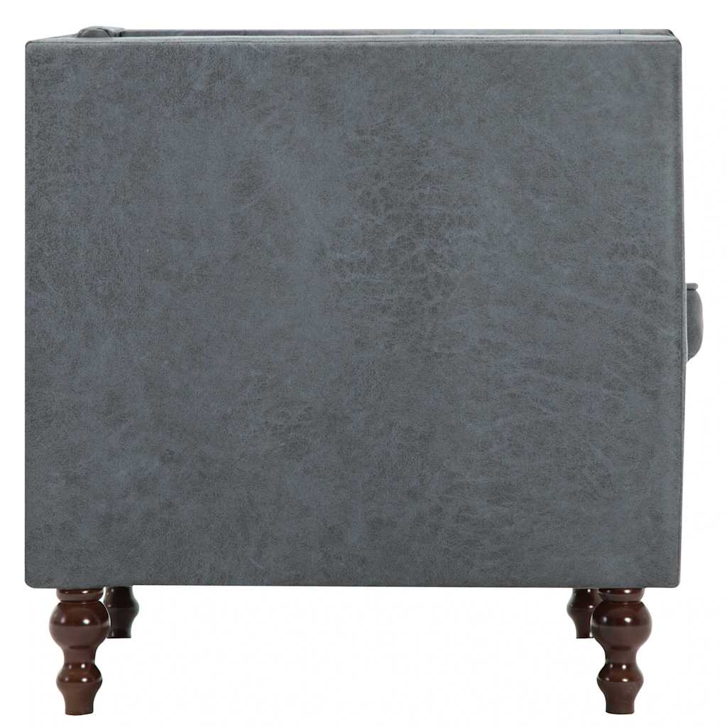 vidaXL Sessel Grau Stoff