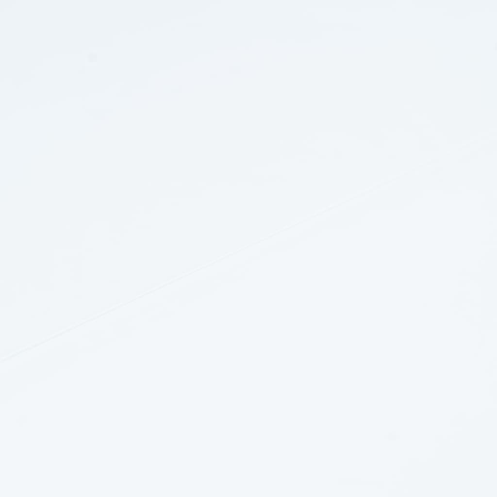 vidaXL Esstisch Weiß 106 cm Massivholz Gummibaum