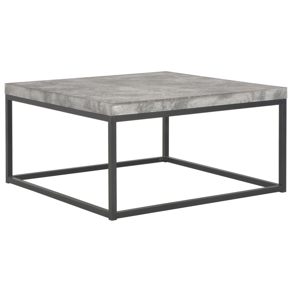 vidaXL Couchtisch 75×75×38 cm Betonoptik