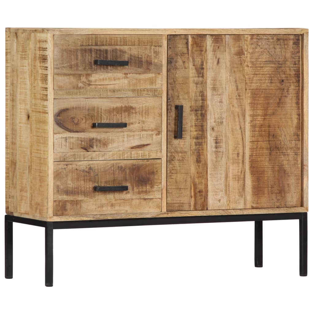 vidaXL Sideboard 88x30x71 cm Massivholz Mango