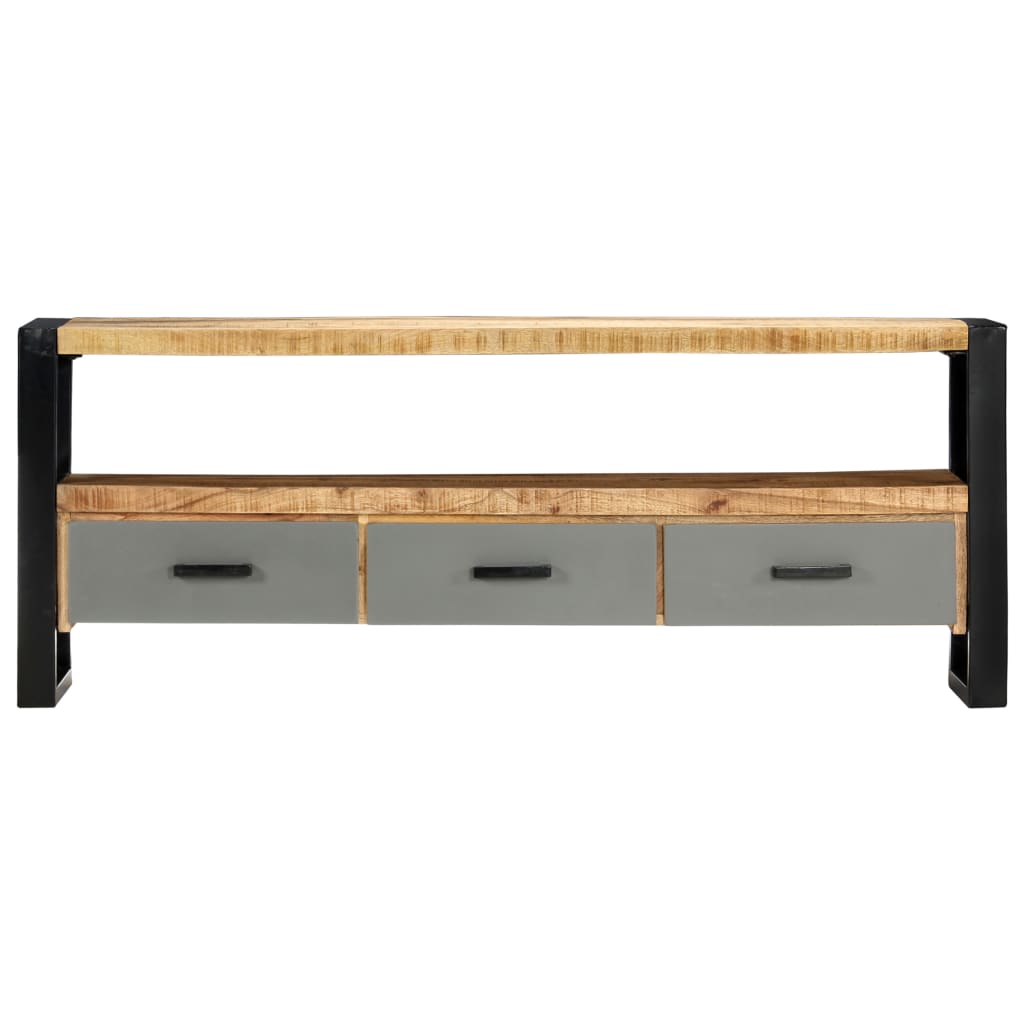 vidaXL TV-Schrank 130 x 30 x 50 cm Massivholz Mango