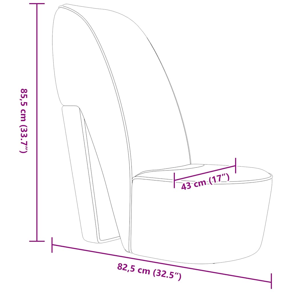 vidaXL Stuhl in Stöckelschuh-Form Rot Samt
