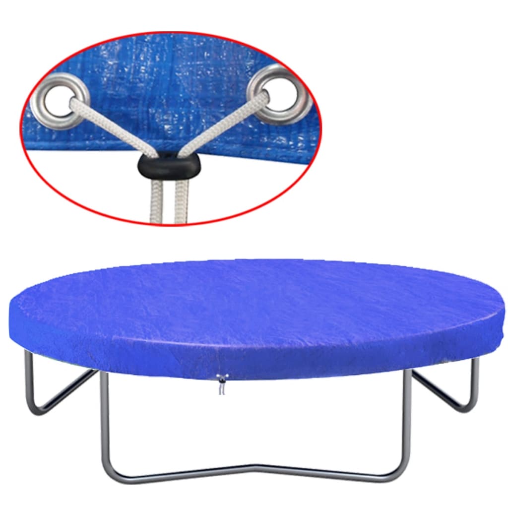 vidaXL Trampolinabdeckung PE 300 cm 90 g/m²