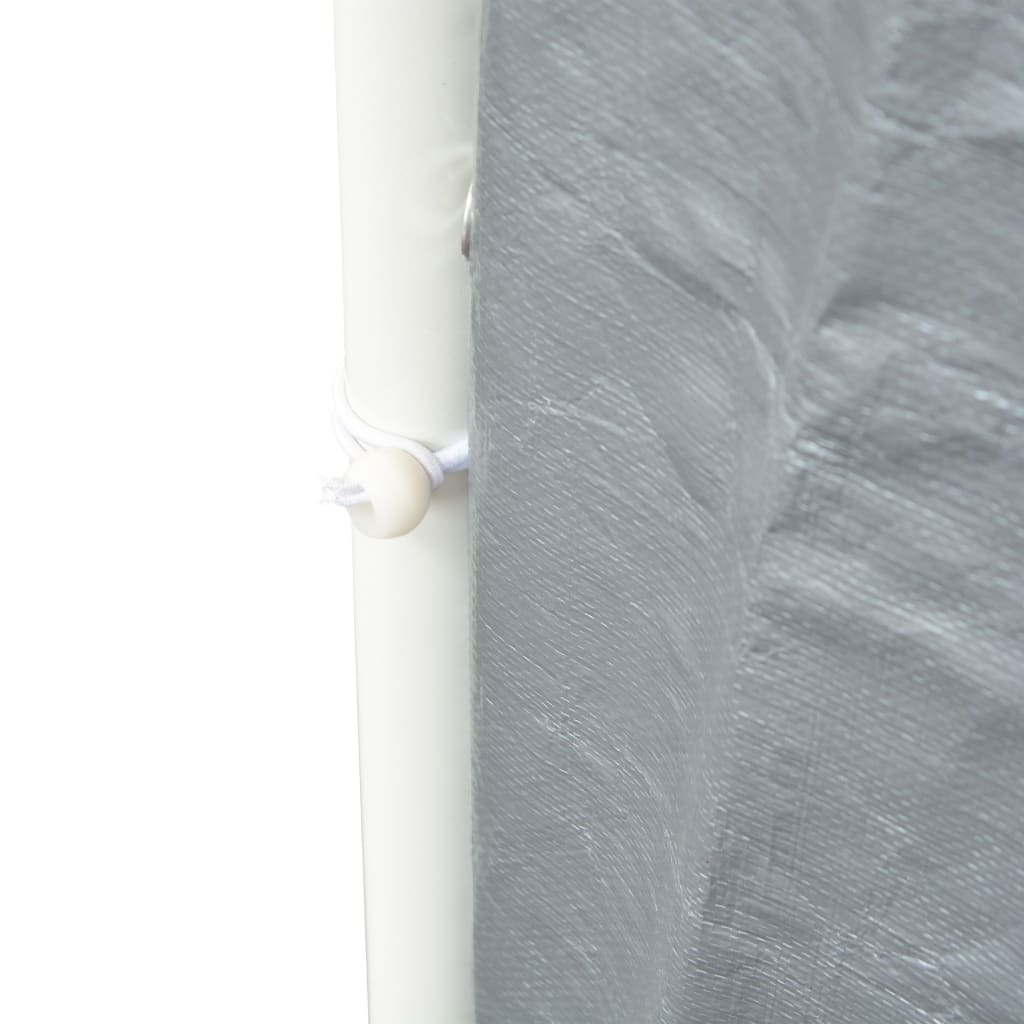 vidaXL Partyzelt PE 4x8 m Grau