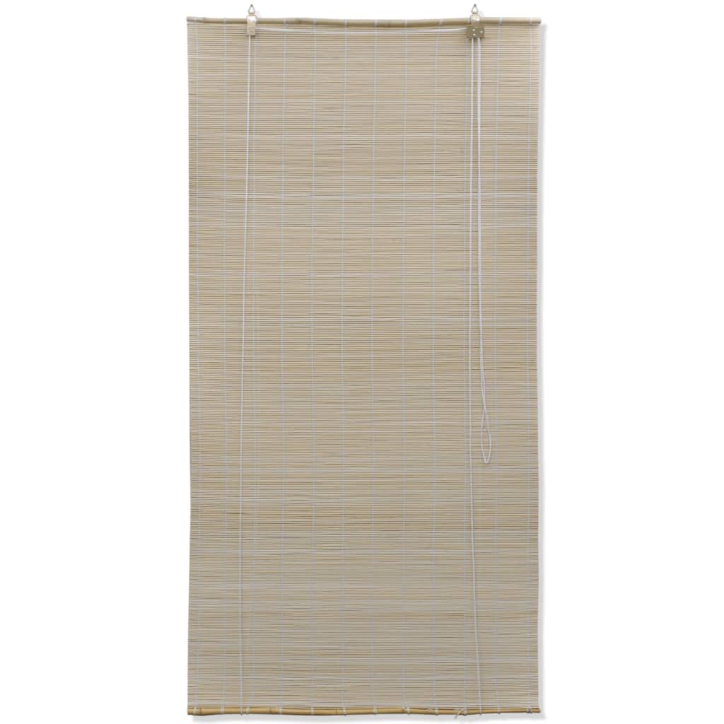 vidaXL Bambusrollos Natur 2 Stk. 120x160 cm