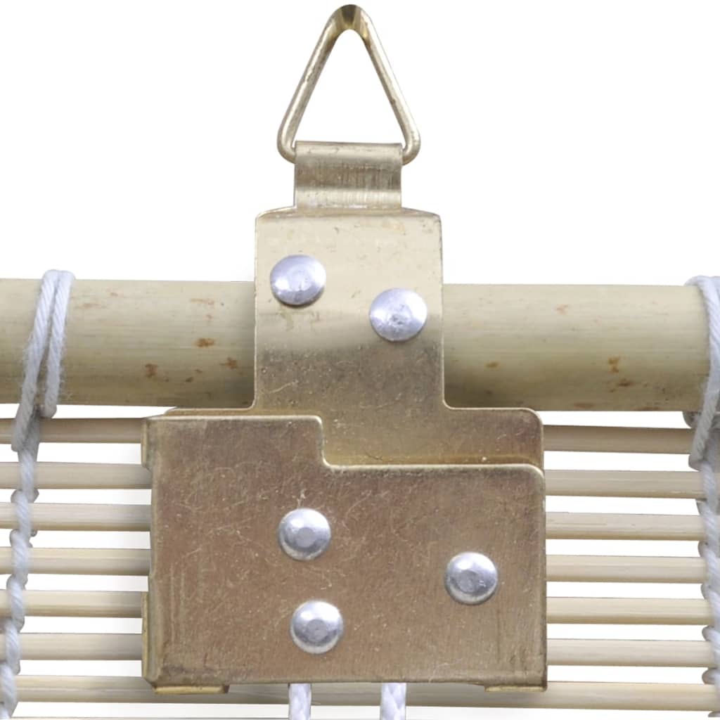 vidaXL Bambusrollos Natur 2 Stk. 120x160 cm