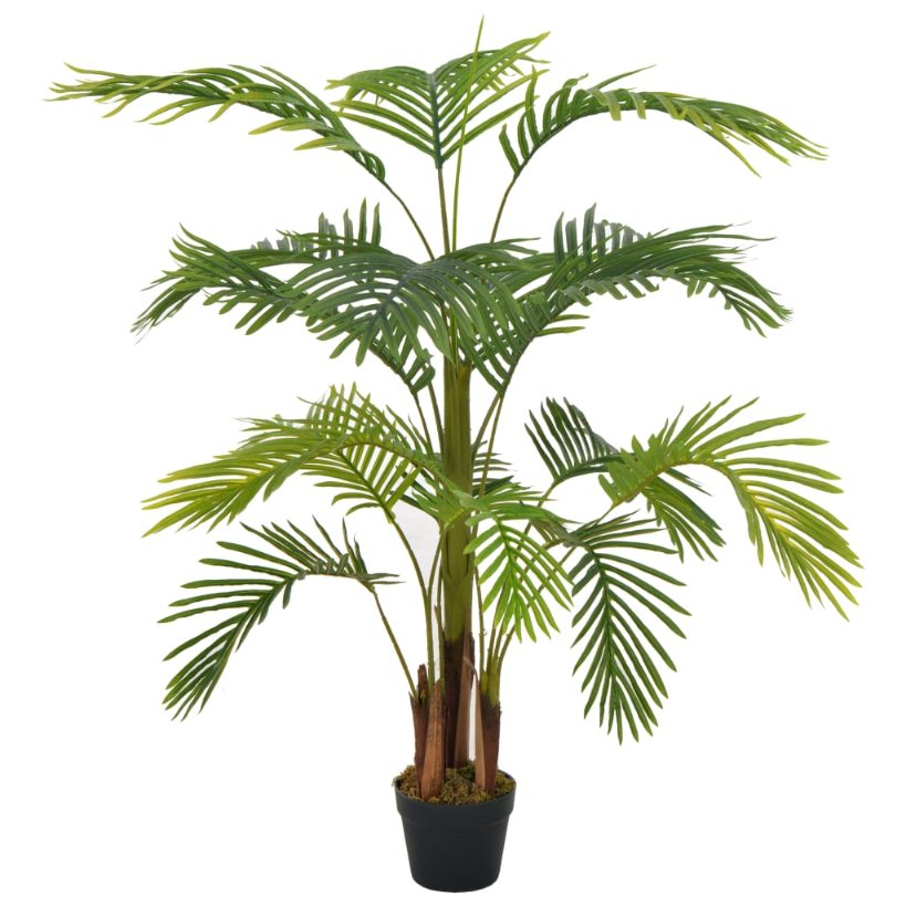 vidaXL Künstliche Pflanze Palme mit Topf Grün 70 cm