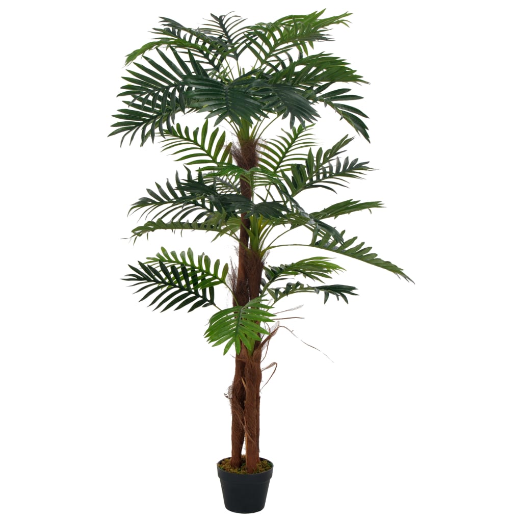 vidaXL Künstliche Pflanze Palme mit Topf Grün 70 cm