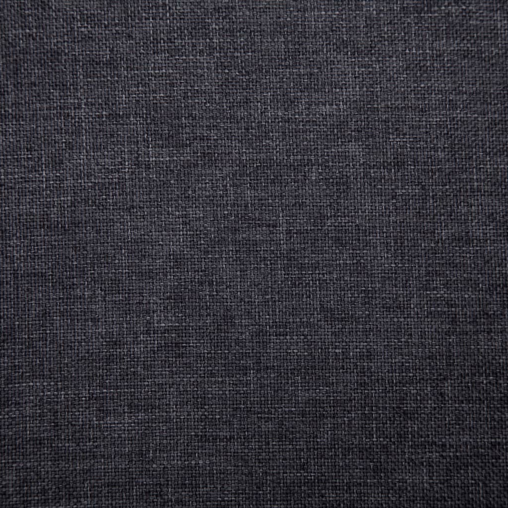 vidaXL Sitzbank 139,5 cm Dunkelgrau Polyester