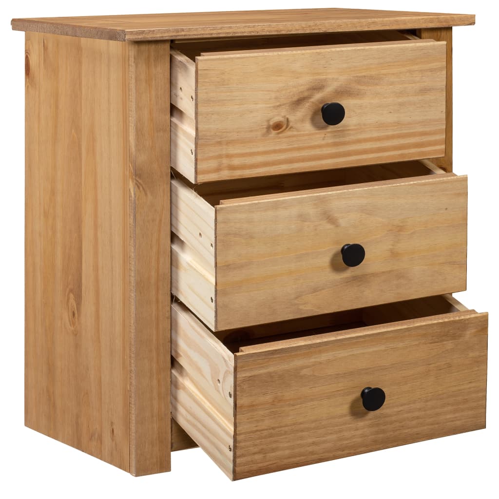 vidaXL Nachtschrank 46x40x57 cm Kiefernholz Panama