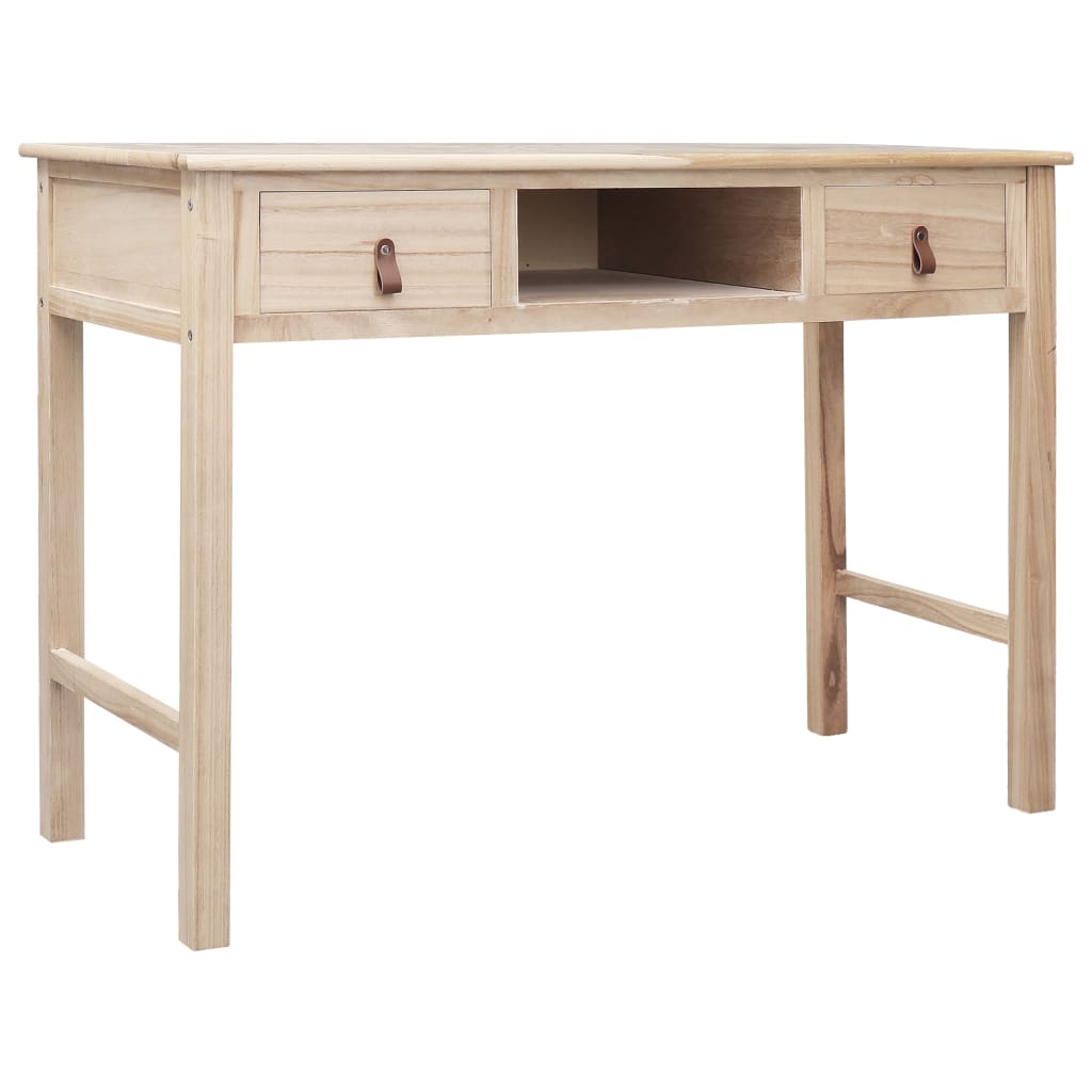 vidaXL Schreibtisch Grau 110×45×76 cm Holz
