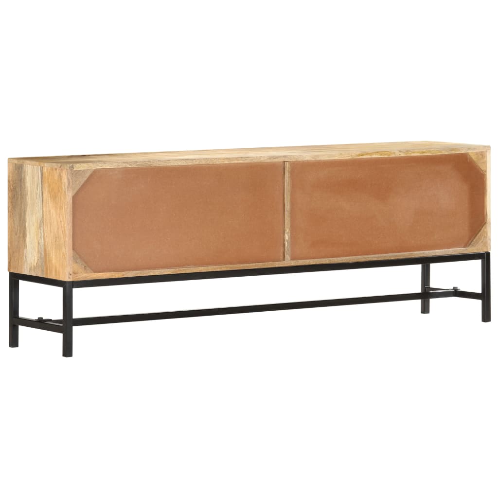 vidaXL TV-Schrank 140x30x50 cm Massivholz Mango