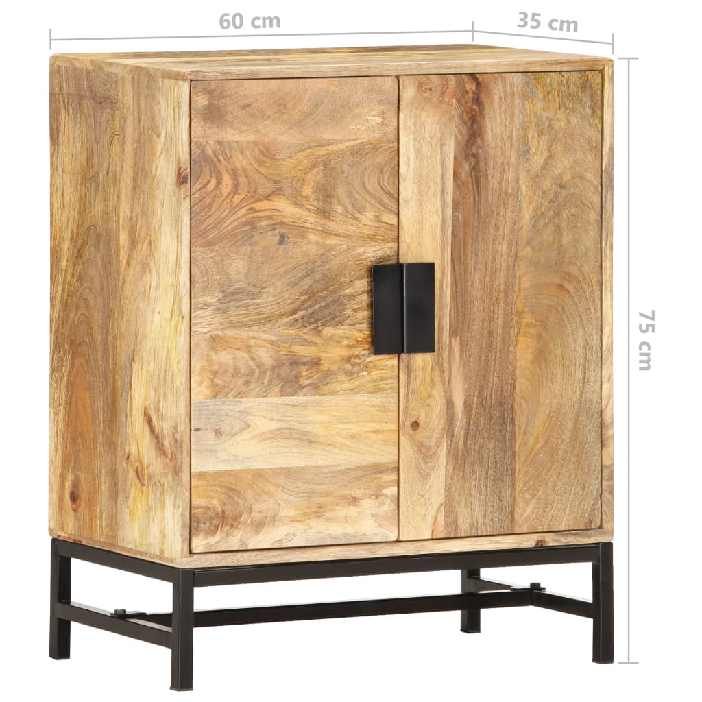 vidaXL Sideboard 60x35x75 cm Massivholz Mango