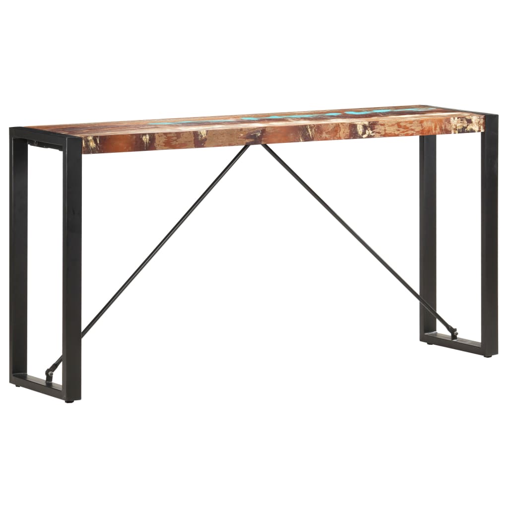 vidaXL Konsolentisch 110x35x76 cm Massivholz Mango