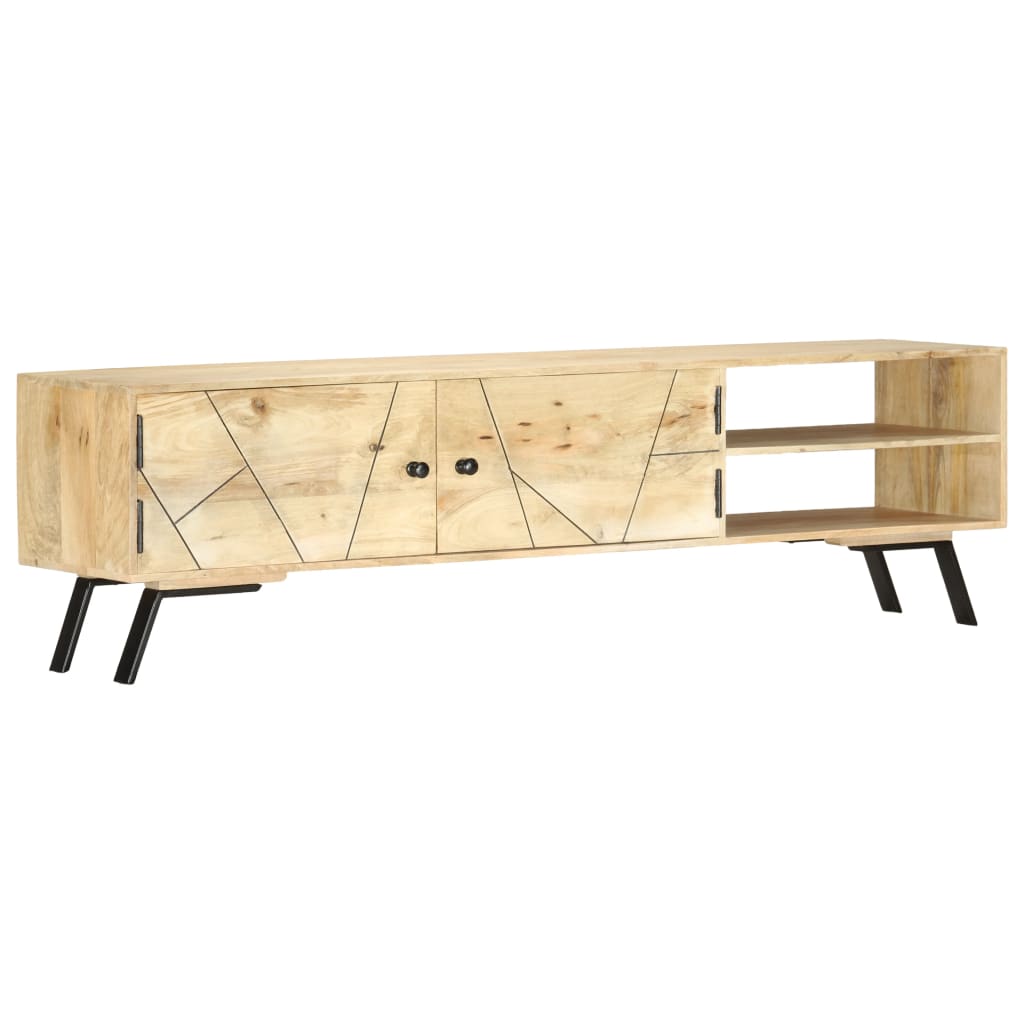 vidaXL TV-Schrank 140x30x40 cm Massivholz Mango