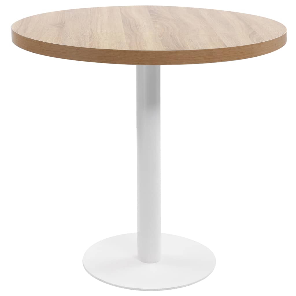 vidaXL Bistrotisch Hellbraun 40 cm MDF