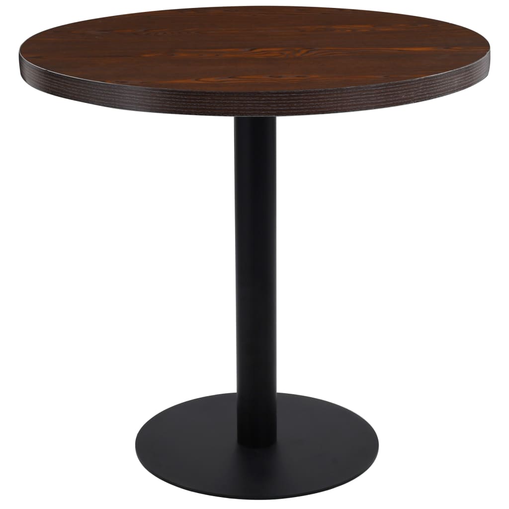 vidaXL Bistrotisch Hellbraun 40 cm MDF