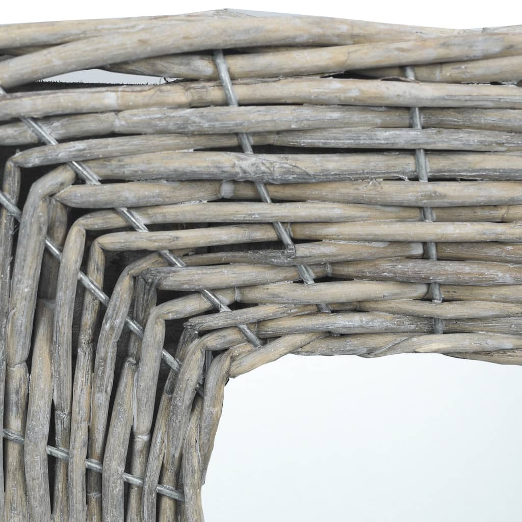 vidaXL Spiegel 50x50 cm Weide