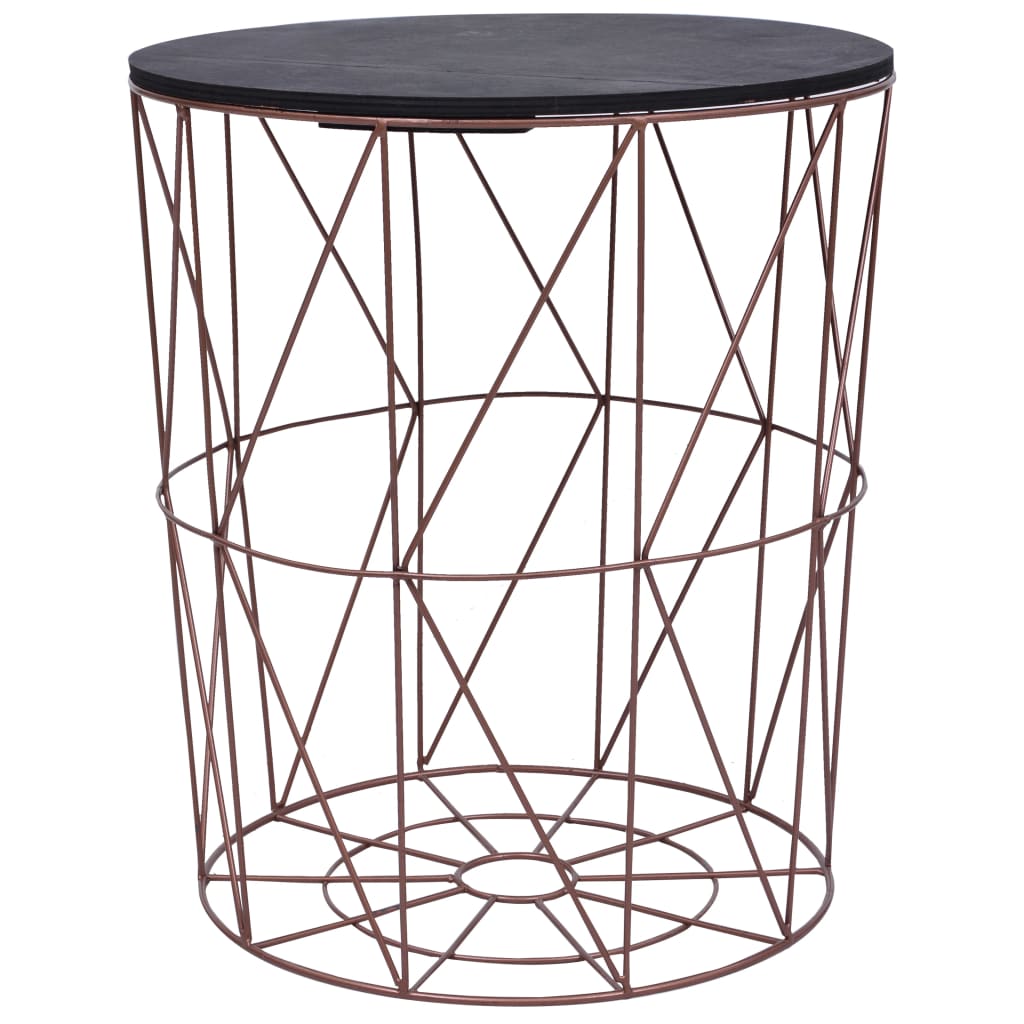 vidaXL Couchtische 3 Stk. Kupferfarben