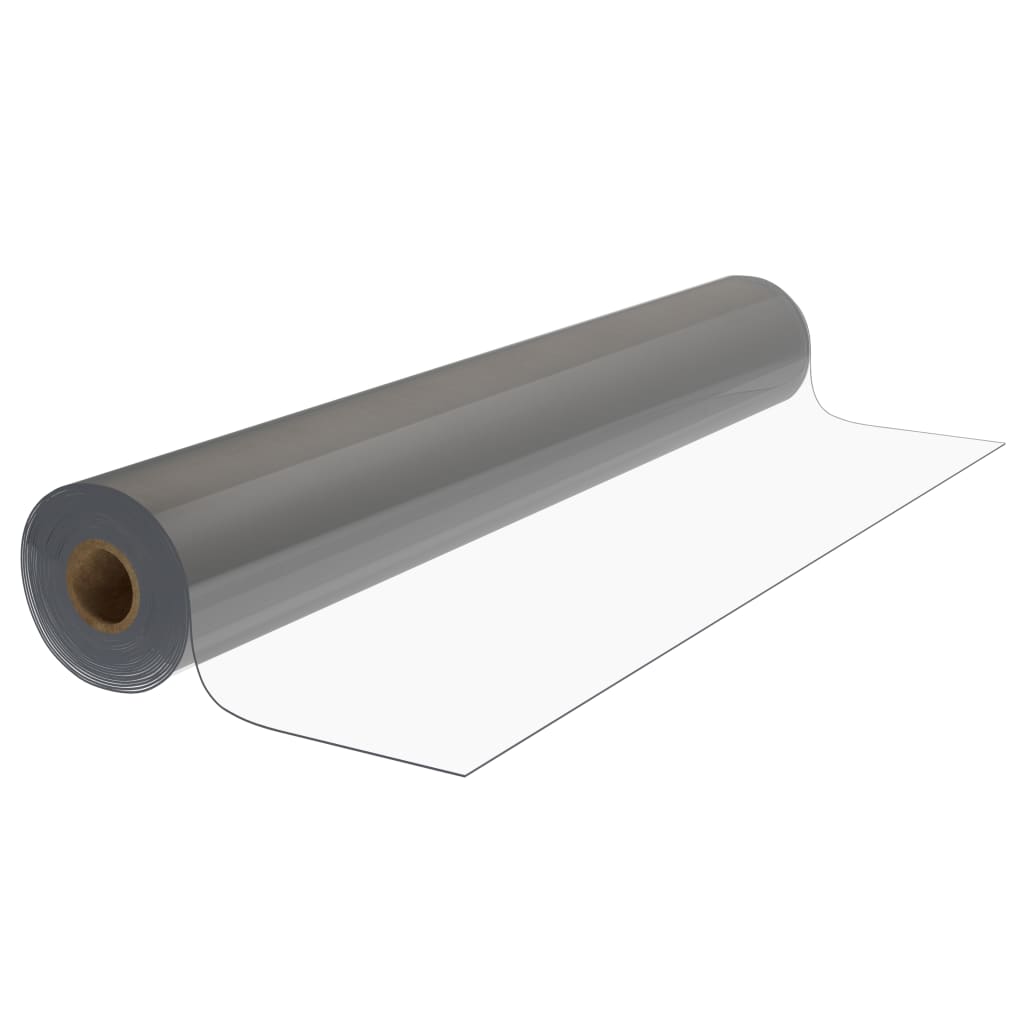 vidaXL Tischfolie-Rolle Transparent 0,9x15 m 1,6 mm PVC