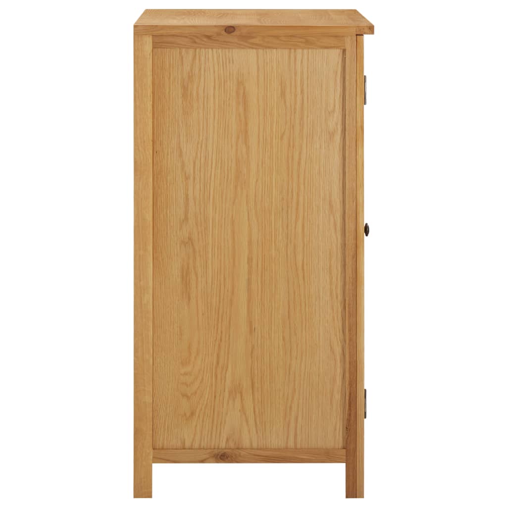 vidaXL Kleiderschrank 76 x 52 x 105 cm Eiche Massivholz