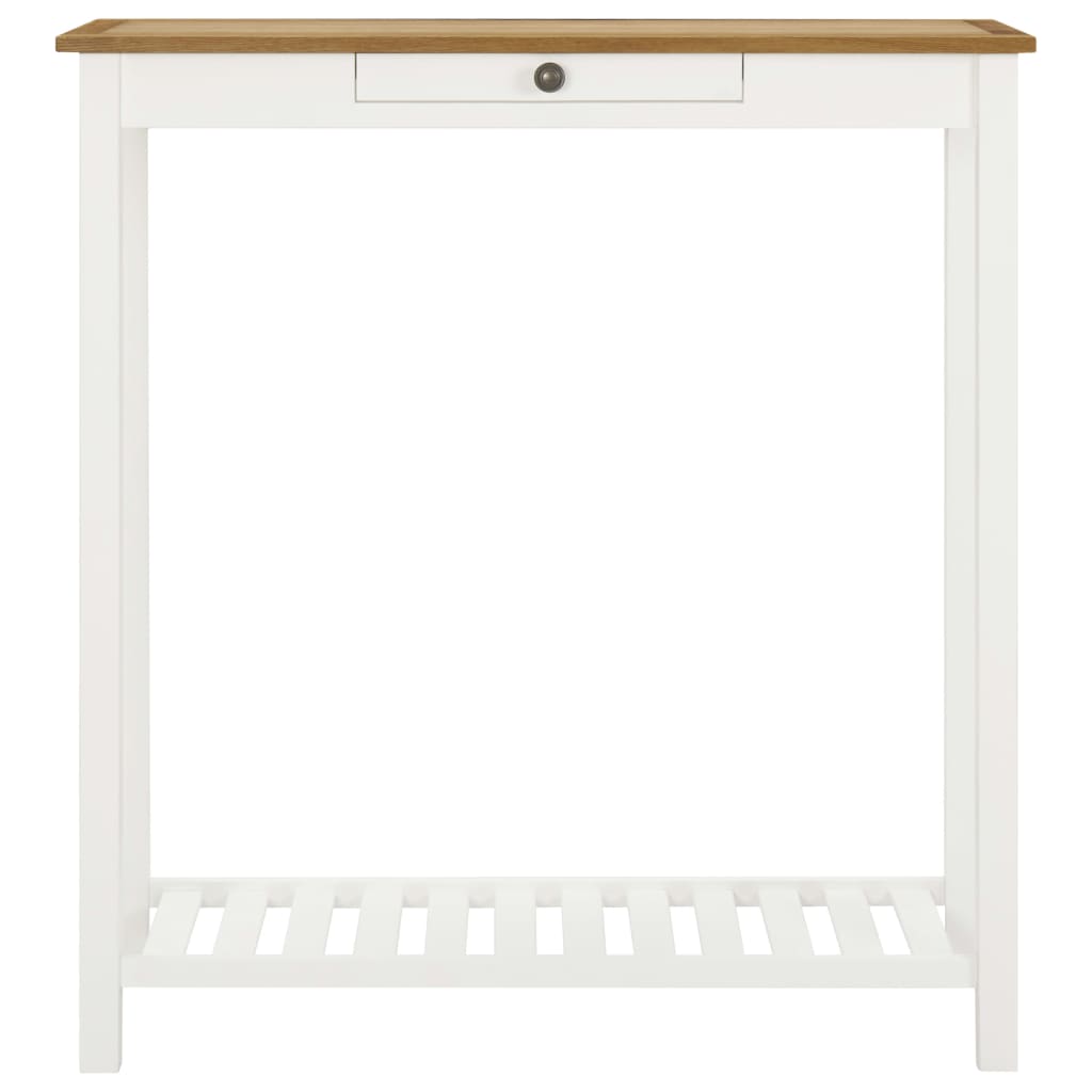 vidaXL Bartisch 100x40x110 cm Massivholz Eiche