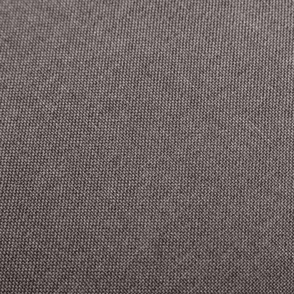 vidaXL Barhocker 2 Stk. Hellgrau Stoff