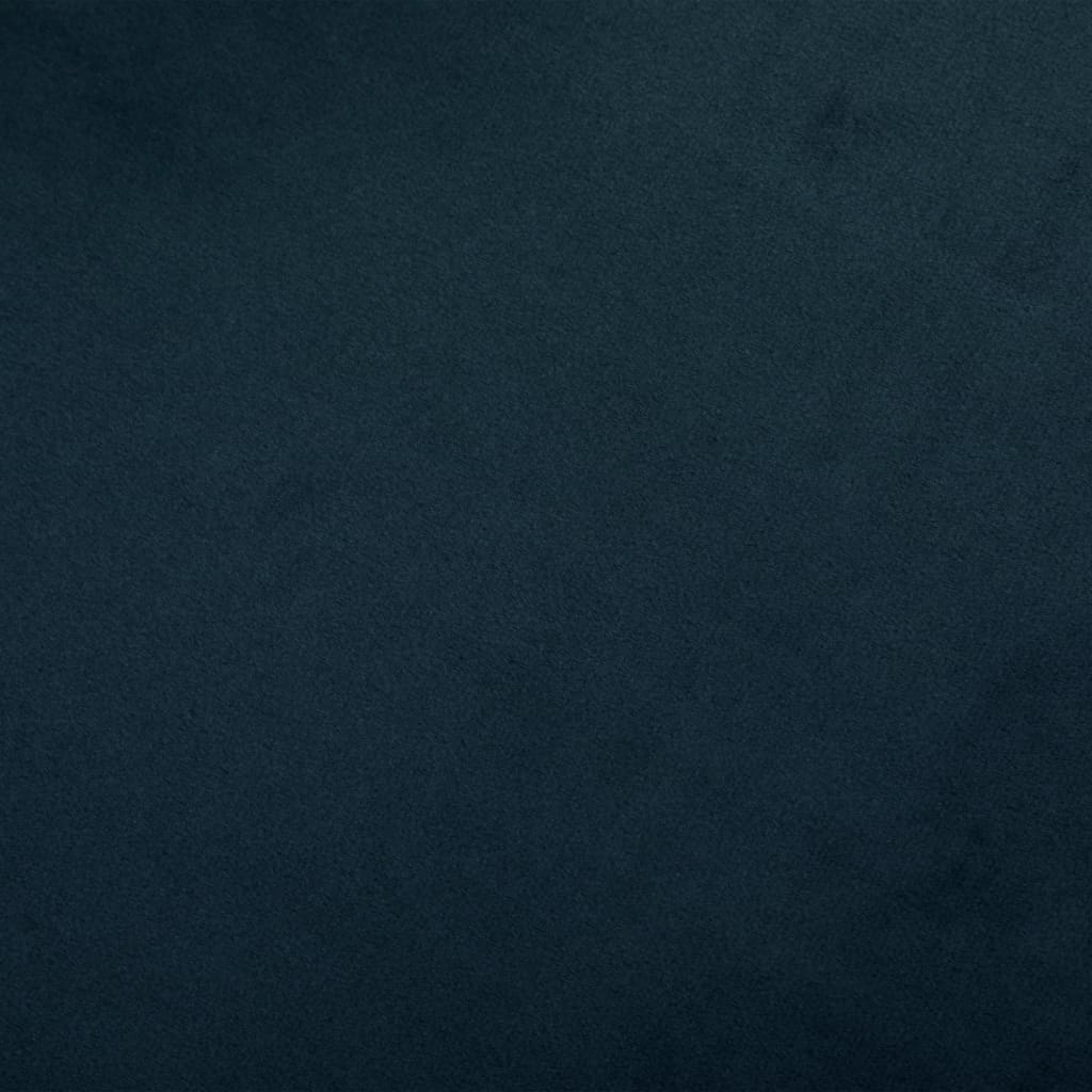 vidaXL Schaukelstuhl Blau Samt