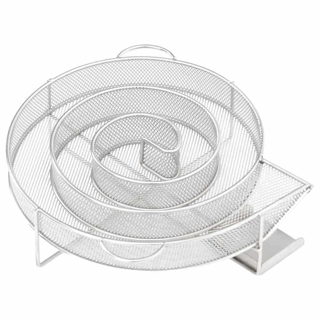 vidaXL Kaltrauchgenerator Rund 19,5 cm Edelstahl