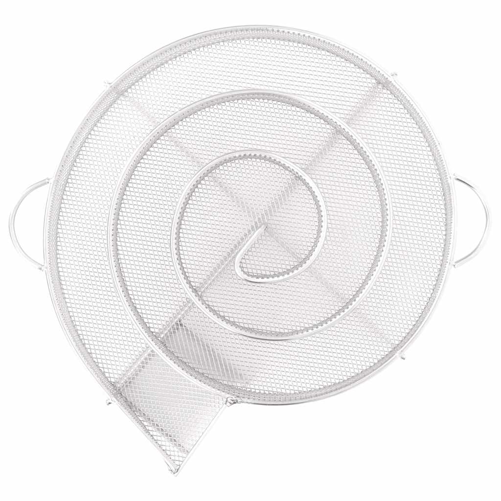 vidaXL Kaltrauchgenerator Rund 19,5 cm Edelstahl