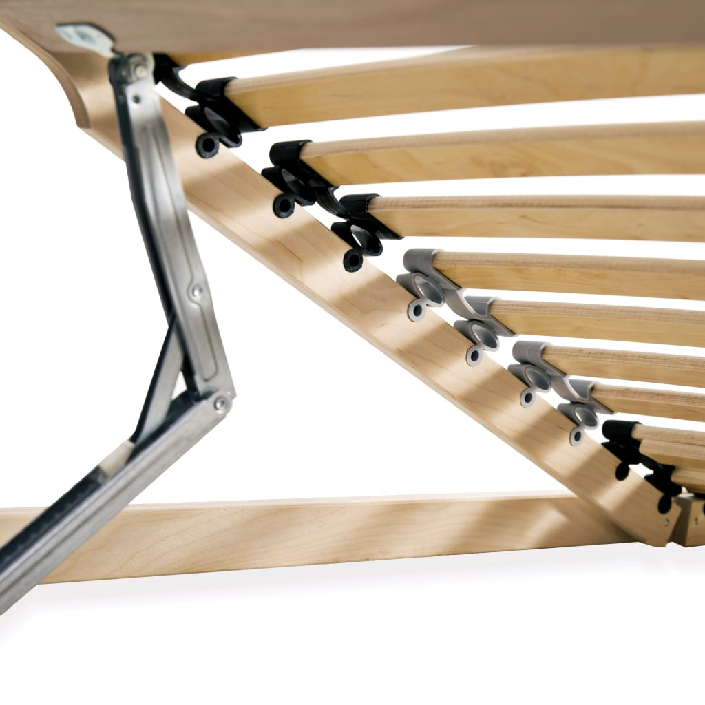 vidaXL Lattenroste 2 Stk. mit 28 Latten 7 Zonen 70x200 cm