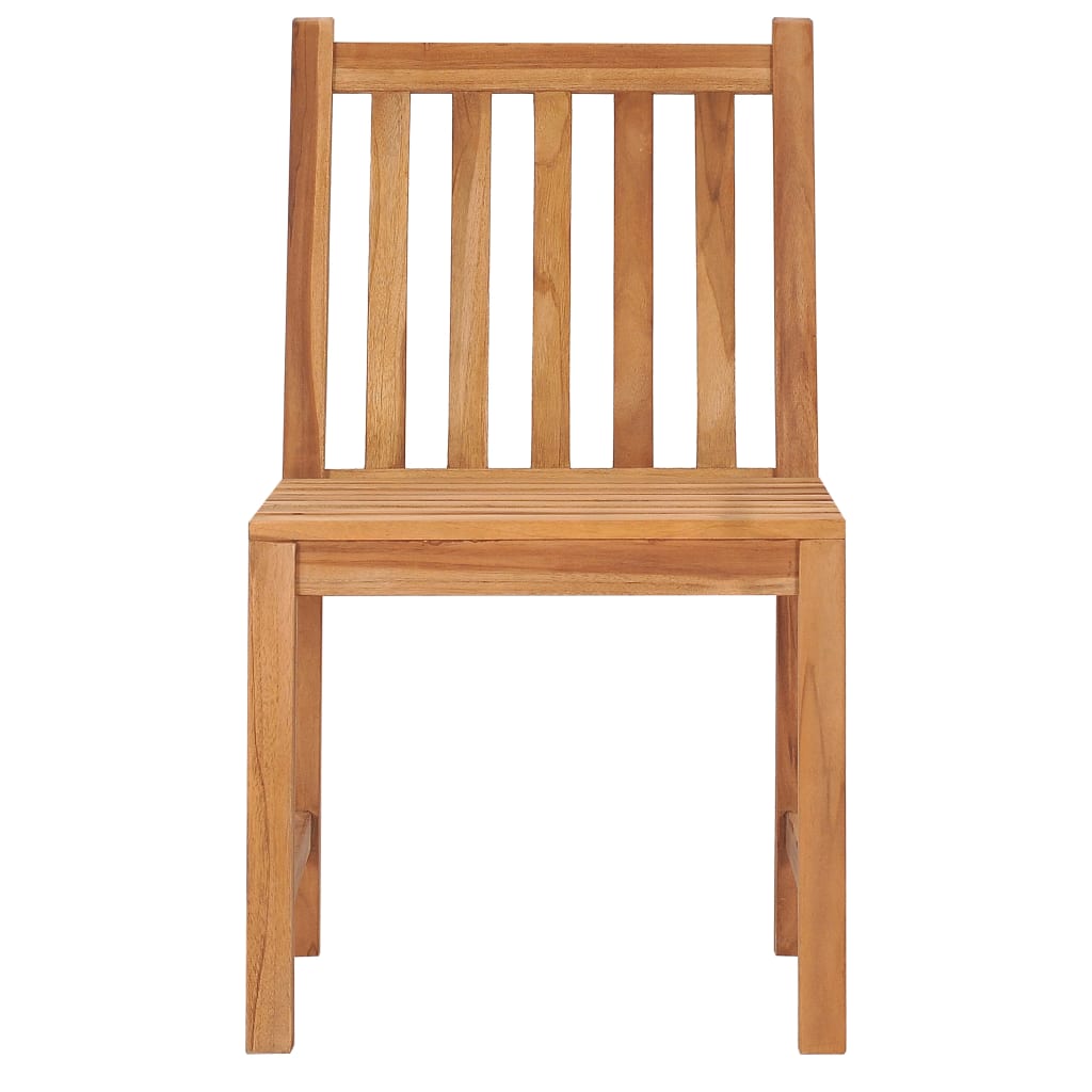 vidaXL 3-teiliges Garten-Ess-Set 80 x 80 cm Massivholz Teak