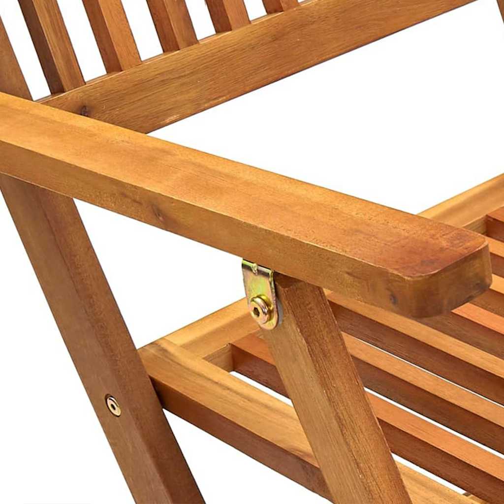 vidaXL 7-tlg. Garten-Essgruppe Klappbar Massivholz Akazie