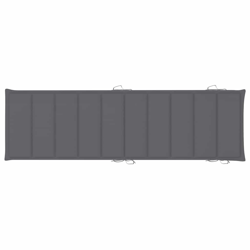 vidaXL Schaukelliege mit Auflage Massivholz Teak