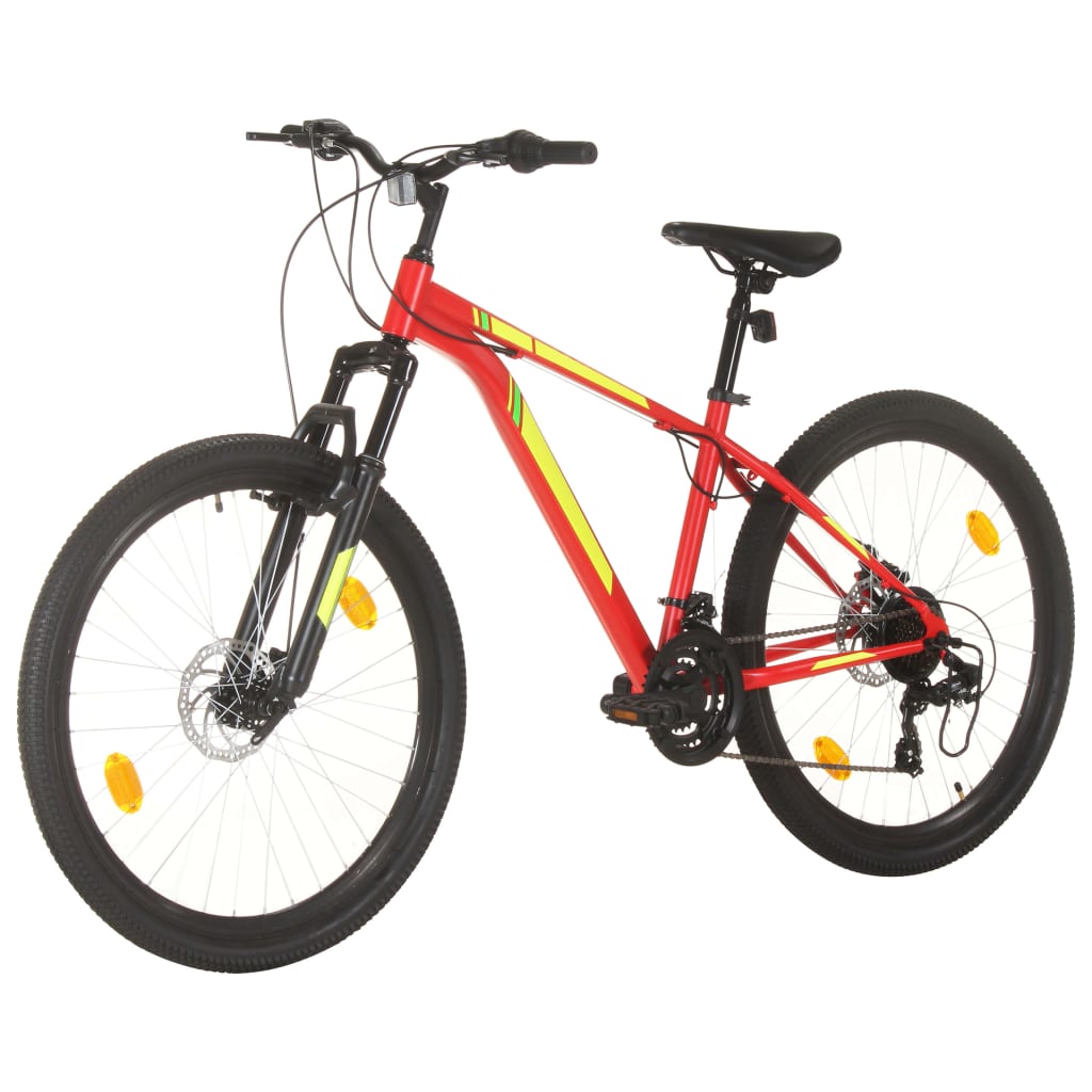 vidaXL Mountainbike 21 Gang 27,5 Zoll Rad 38 cm Rot