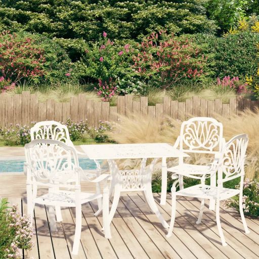 vidaXL 3-tlg. Bistro-Set Aluminiumguss Bronzen