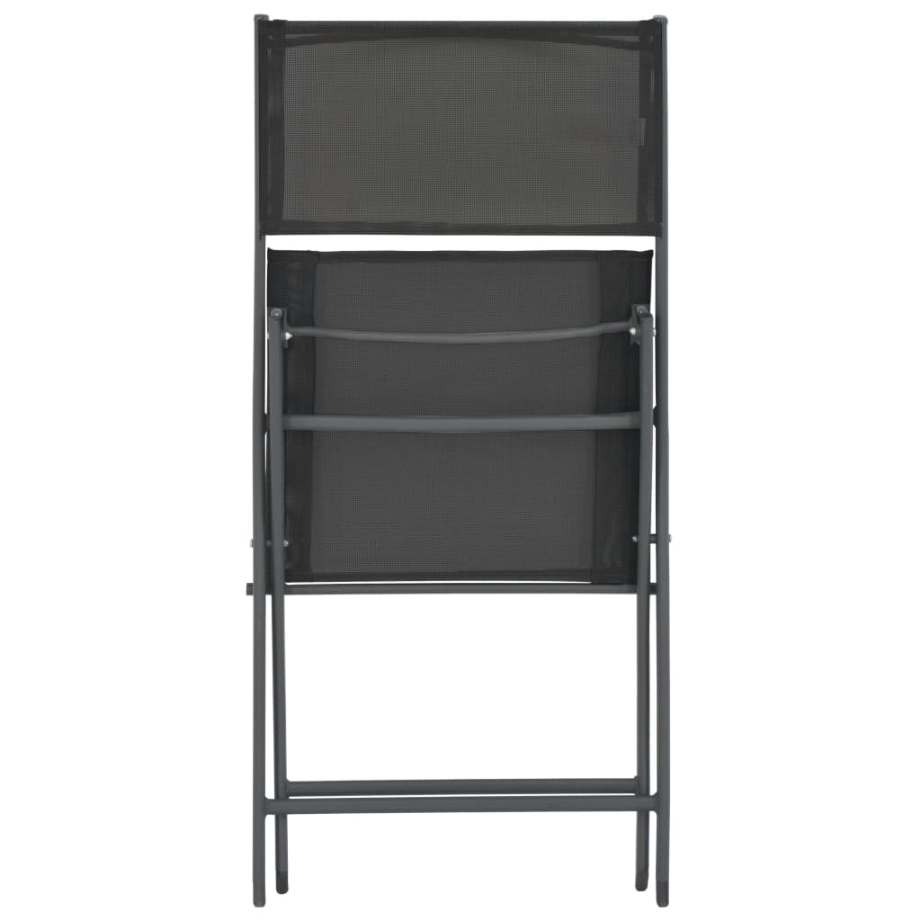 vidaXL 3-tlg. Garten-Essgruppe Stahl