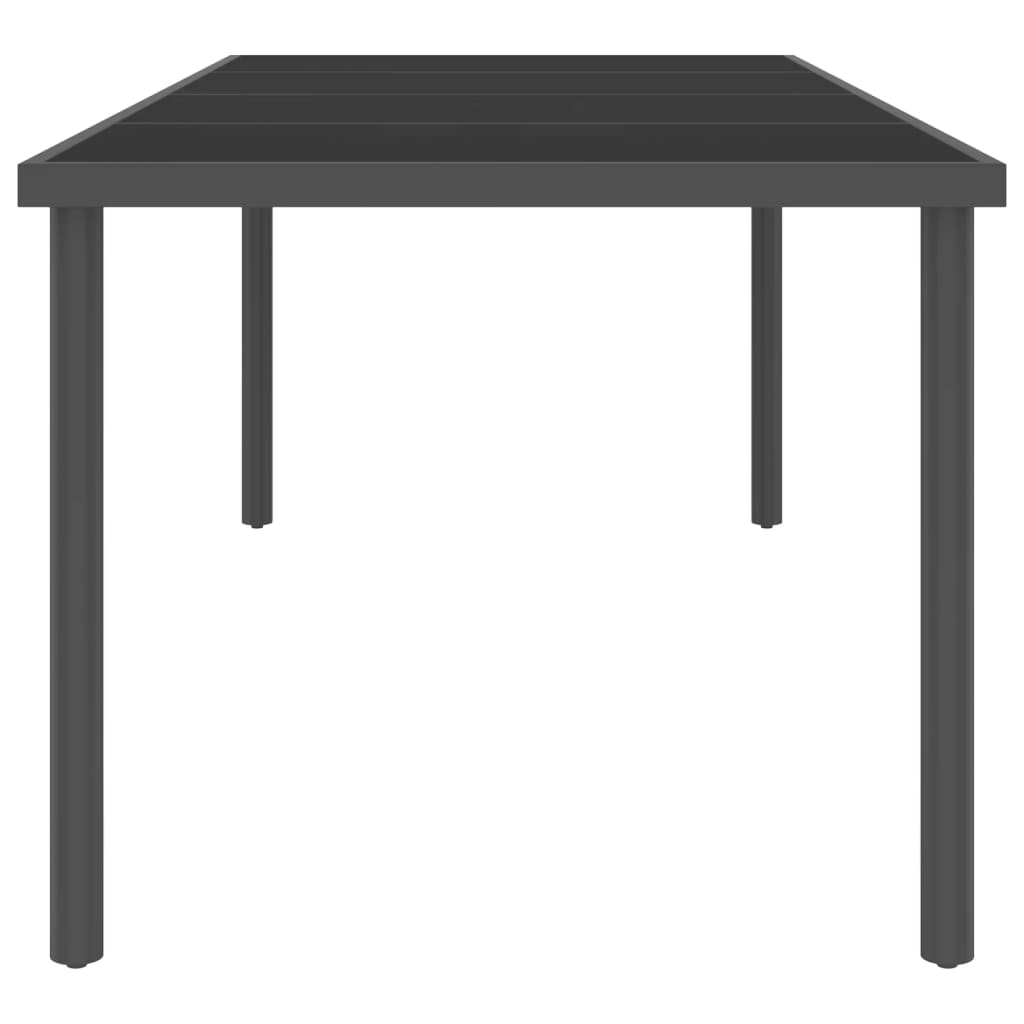 vidaXL 7-tlg. Garten-Essgruppe Stahl